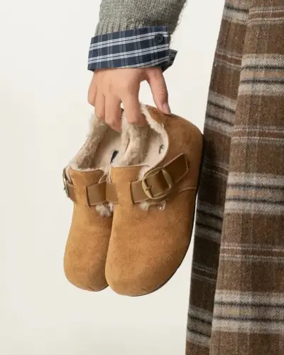 Зимові сабо "Fur Clogs"