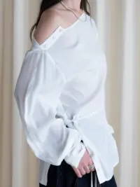 Напівпрозора блуза "Drape"