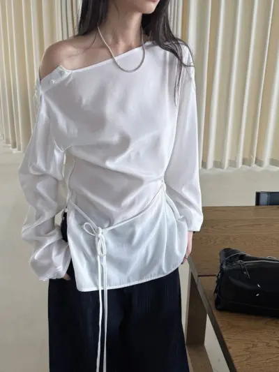 Напівпрозора блуза "Drape"