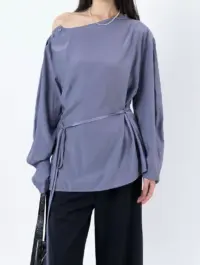 Напівпрозора блуза "Drape"