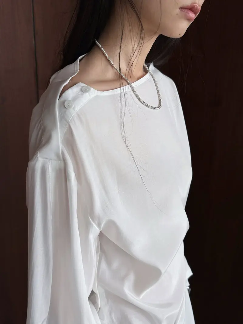 Напівпрозора блуза "Drape"